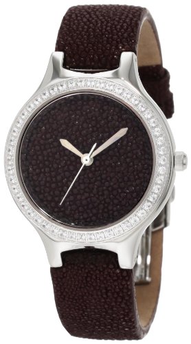 Croton Women's CN207078BRBR Swiss Stingray Dial and Strap Watch