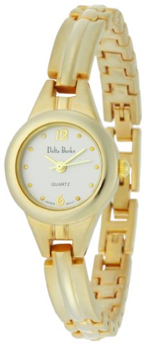 Delta Burke Women's 79019 Gold-Tone Pyramid Watch