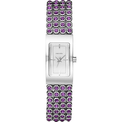 DKNY Women's NY8049 Silver Stainless-Steel Quartz Watch with Mother-Of-Pearl Dial