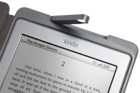 Amazon Kindle Touch Lighted Leather Cover, Olive Green