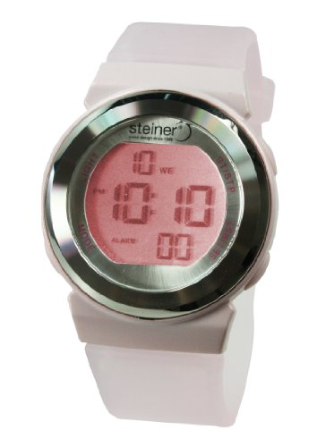 Steiner Women's ST3142S005P Sport Collection 11-Function EL Light Digital Watch