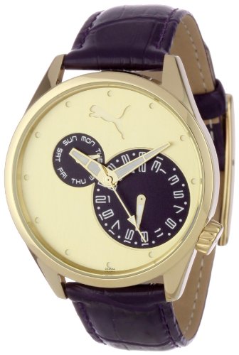 PUMA Women's PU102<span class=hidden_cl>[zasłonięte]</span>005 Blink Multifunction Gold Watch