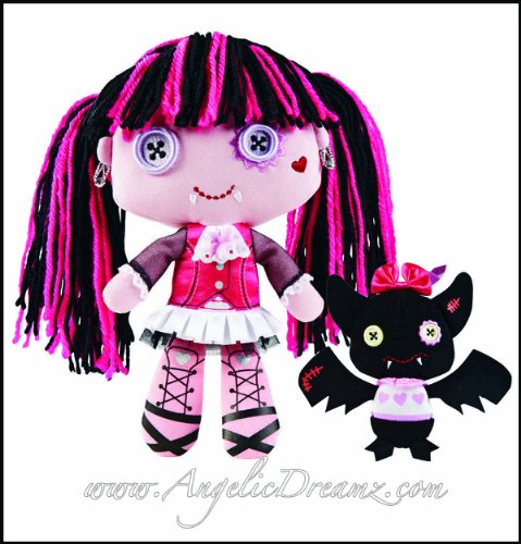 Monster High Draculaura and Count Fabulous Doll & Plush Set of 2